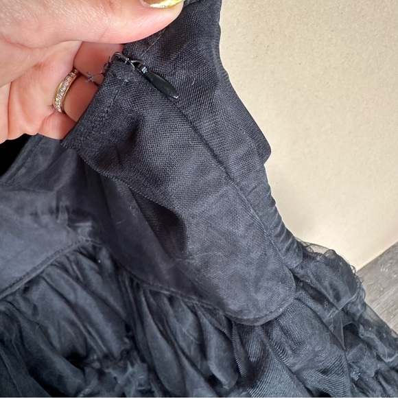 Black tulle dress fit and flare size small - Picture 6 of 7
